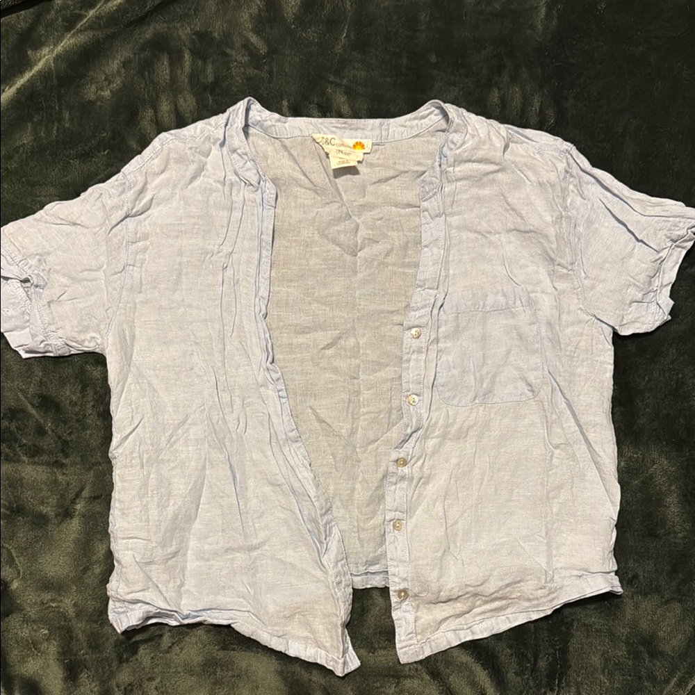 Light Blue Button-Up Shirt